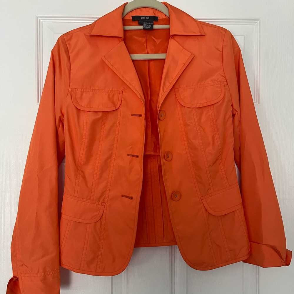 Per Se Orange blazer